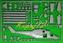 Plastikowy Model radzieckiego śmigłowca do sklejania Mi-24 + podkład, farby, lakier, wash, szpachlówka, tasma, klej, pędzelki