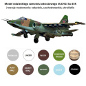 Model samolotu Suchoj Su-25K + farba podkładowa, wash, farby, lakier bezbarwny