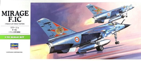 Model samolotu do sklejania MIRAGE F.1C Hasegawa Skala 1:72 00234