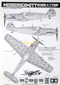 Model samolotu Messerschmitt Bf109E-4/7 Trop. Zestaw podkład, farby, lakier, wash