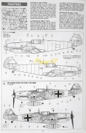 Model samolotu Messerschmitt Bf109E-4/7 Trop. Zestaw podkład, farby, lakier, wash