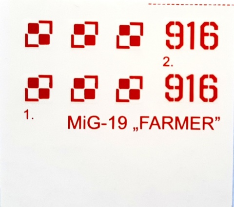 Model samolotu do sklejania MIG-19 Farmer Zestaw: podkład, lakier, farby Model samolotu do sklejania MIG-19 Farmer Zestaw: podkład, lakier, farby