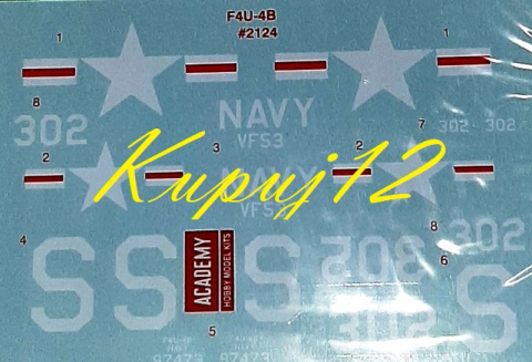 MODEL samolotu do sklejania Corsair F4U-4B Korean War Academy Skala 1:48 MODEL samolotu do sklejania Corsair F4U-4B Korean War Academy Skala 1:48