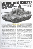 MODEL plastikowy do sklejania czołg Panzer Kampfwagen VI Tiger II King Tiger, Tygrys Królewski, skala 1:35 + farba akrylowa...