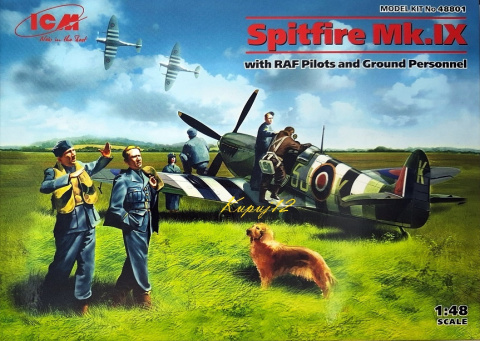 MODEL samolotu Spitfire Mk.IX personelem 1:48 , mata samogojąca do cięcia A3, klej, farba akrylowa modelarska, pędzle, cążki ... MODEL samolotu Spitfire Mk.IX personelem 1:48 , mata samogojąca do cięcia A3, klej, farba akrylowa modelarska, pędzle, cążki ...