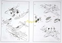 Model do sklejania amerykańskiego samolotu myśliwskiego P-51A Mustang + klej, farby akrylowe modelarskie, podkład, lakier.....