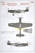 Model do sklejania amerykańskiego samolotu myśliwskiego P-51A Mustang + klej, farby akrylowe modelarskie, podkład, lakier.....