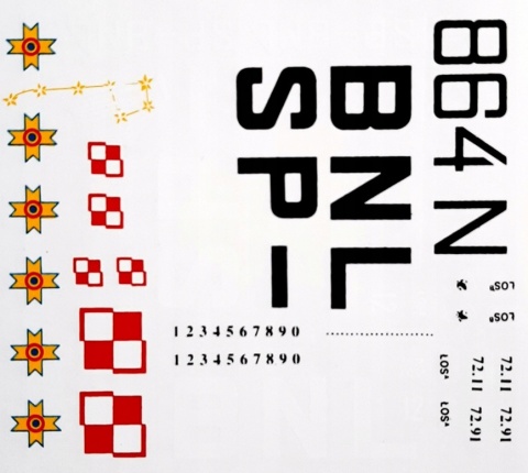 MODEL plastikowego samolotu do sklejania ŁOŚ +podkład, lakier, farby, wash