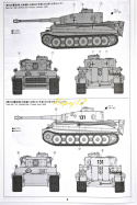 Model do sklejania czołgu do sklejania Panzerkampfwagen VI Tiger I, Tygrys I , skala 1:35 + farby ..