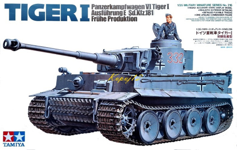 Model do sklejania czołgu do sklejania Panzerkampfwagen VI Tiger I, Tygrys I , skala 1:35 + farby .. Model do sklejania czołgu do sklejania Panzerkampfwagen VI Tiger I, Tygrys I , skala 1:35 + farby ..