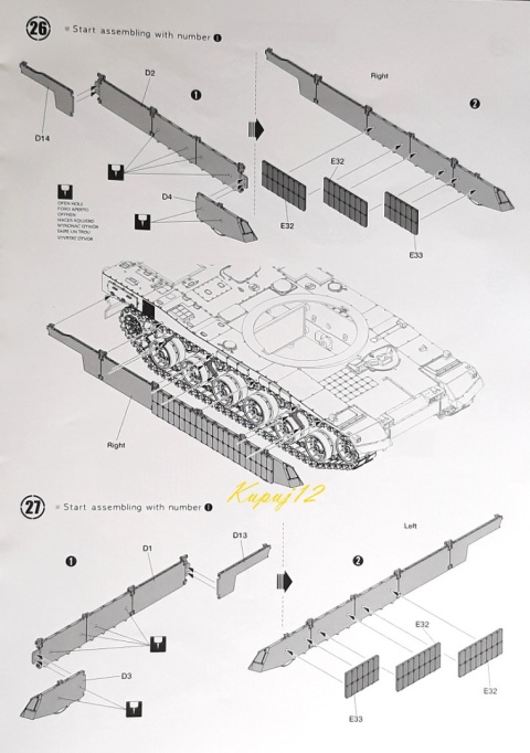 MODEL plastikowy czołg do sklejania K2 Black Panther Polish Army + mata modelarska A3, klej, pędzelki modelarskie, farby .. MODEL plastikowy czołg do sklejania K2 Black Panther Polish Army + mata modelarska A3, klej, pędzelki modelarskie, farby ..