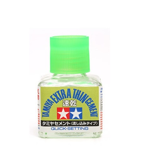 TAMIYA 87182 Extra Thin Quick klej do modeli rzadki szybki 40 ml