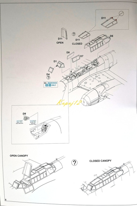 Model samolot do sklejania Messerschmitt Bf 110E Eduard Skala 1:72 7464