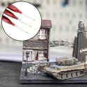 Pędzelek modelarski okrągły bordo syntetyczny do detali Model12 Nr. 00000