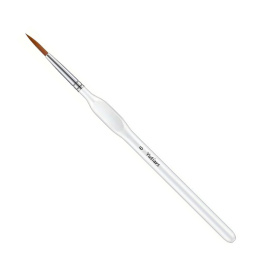 Pędzelek modelarski okrągły biały syntetyczny Model12 do szczegółów nr. 6