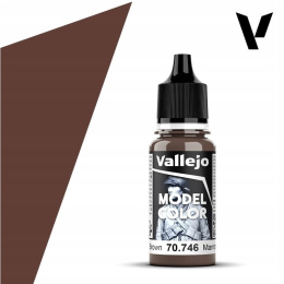 VALLEJO MODEL COLOR 016 Farba modelarska akryl 70746 Chestnut Brown 18ml