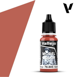 VALLEJO MODEL COLOR 008 Farba modelarska akrylowa 70805 GERMAN ORANGE 18 ml