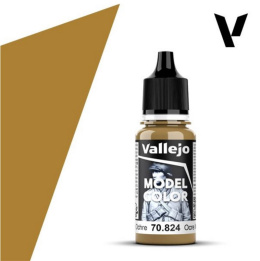 VALLEJO MODEL COLOR 133 Farba modelarska akrylowa 70824 ORANGE OCHRE 18 ml