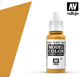VALLEJO MODEL COLOR Farba modelarska akrylowa 70831 TAN GLAZE 17 ml