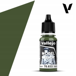 VALLEJO MODEL COLOR 087 Farba modelarska akrylowa 70833 FERN GREEN 18 ml