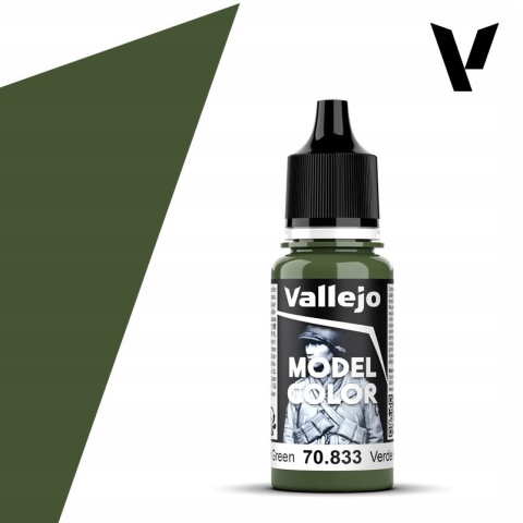VALLEJO MODEL COLOR 087 Farba modelarska akrylowa 70833 FERN GREEN 18 ml VALLEJO MODEL COLOR 087 Farba modelarska akrylowa 70833 FERN GREEN 18 ml