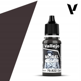 VALLEJO MODEL COLOR 145 Farba modelarska akryl 70822 CAM. BLACK BROWN 18ml