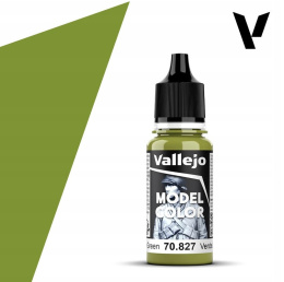 VALLEJO MODEL COLOR 091 Farba modelarska akrylowa 70827 LIME GREEN 18 ml