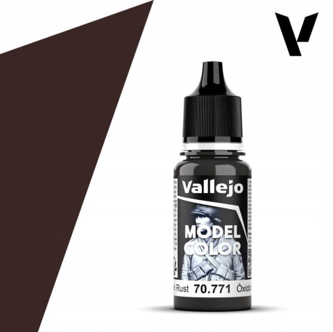VALLEJO MODEL COLOR 156 Farba modelarska akrylowa 70771 DARK RUST 18 ml VALLEJO MODEL COLOR 156 Farba modelarska akrylowa 70771 DARK RUST 18 ml