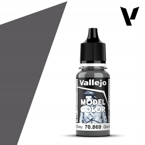 VALLEJO MODEL COLOR 187 Farba modelarska akrylowa 70869 BASALT GREY18 ml VALLEJO MODEL COLOR 187 Farba modelarska akrylowa 70869 BASALT GREY18 ml