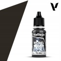 VALLEJO MODEL COLOR 185 Farba modelarska akrylowa 70862 BLACK GREY 18 ml