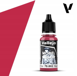 VALLEJO MODEL COLOR 045 Farba modelarska akrylowa 70802 SUNSET RED 18 ml