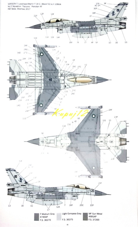 MODEL samolot do sklejania F-16C Fighting Falcon+klej, pędzle, farby,lakier MODEL samolot do sklejania F-16C Fighting Falcon+klej, pędzle, farby,lakier