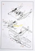 MODEL samolot do sklejania Mustang P-51C+ mata, farby,lakier, klej, pędzle