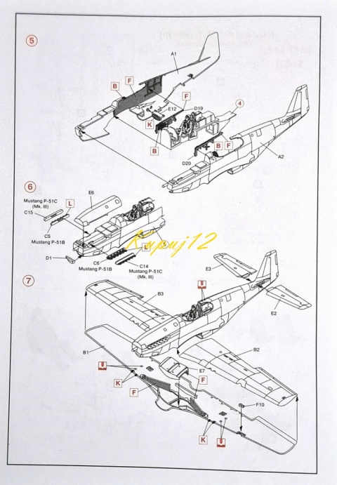 MODEL samolot do sklejania Mustang P-51C+ mata, farby,lakier, klej, pędzle MODEL samolot do sklejania Mustang P-51C+ mata, farby,lakier, klej, pędzle