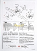 MODEL samolot do sklejania Mustang P-51C+ mata, farby,lakier, klej, pędzle