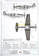 MODEL samolot do sklejania Mustang P-51C+ mata, farby,lakier, klej, pędzle