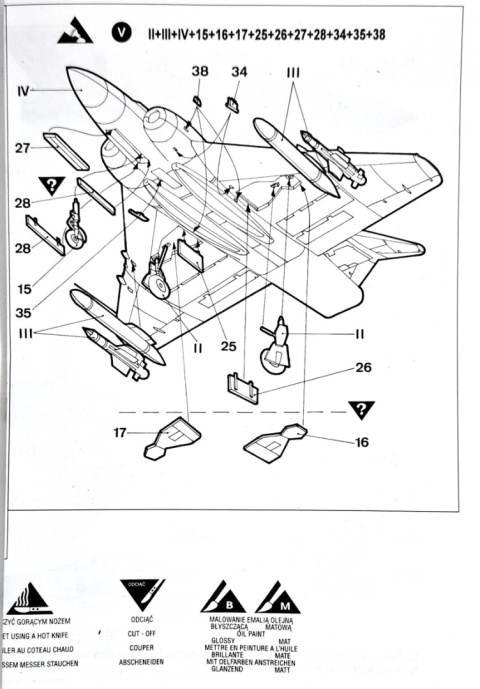 MODEL samolotu do sklejania Gloster Javelin + farby, lakier, klej, 3 pędzle MODEL samolotu do sklejania Gloster Javelin + farby, lakier, klej, 3 pędzle