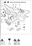 MODEL samolotu do sklejania Gloster Javelin + zestaw, narzędza, farby, klej