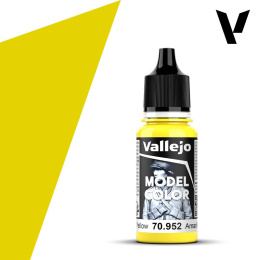 VALLEJO MODEL COLOR 025 Farba modelarska akrylowa 70952 LEMON YELLOW 18 ml