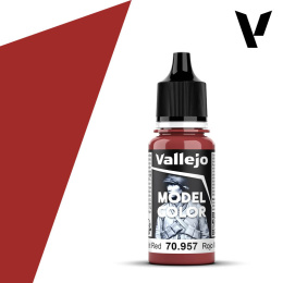 VALLEJO MODEL COLOR 039 Farba modelarska akrylowa 70957 FLAT RED 18 ml