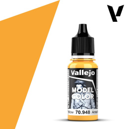 VALLEJO MODEL COLOR 028 Farba modelarska akrylowa 70948 GOLDEN YELLOW 18 ml