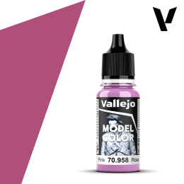 VALLEJO MODEL COLOR 043 Farba modelarska akrylowa 70958 PINK 18 ml