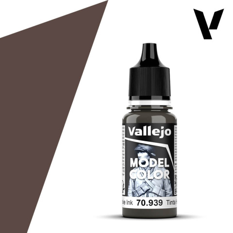 VALLEJO MODEL COLOR 194 Farba modelarska akrylowa 70939 SMOKE INK 18 ml VALLEJO MODEL COLOR 194 Farba modelarska akrylowa 70939 SMOKE INK 18 ml