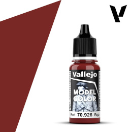 VALLEJO MODEL COLOR 034 Farba modelarska akrylowa 70926 RED 18 ml