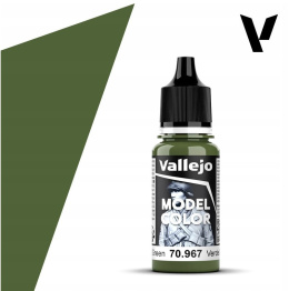 VALLEJO MODEL COLOR 092 Farba modelarska akrylowa 70967 OLIVE GREEN 18 ml
