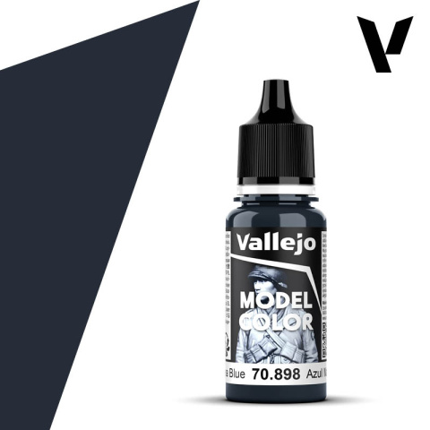 VALLEJO MODEL COLOR 072 Farba modelarska akryl 70898 DARK SEA BLUE 18 ml VALLEJO MODEL COLOR 072 Farba modelarska akryl 70898 DARK SEA BLUE 18 ml