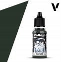 VALLEJO MODEL COLOR 080 Farba modelarska akrylowa 70980 BLACK GREEN 18 ml