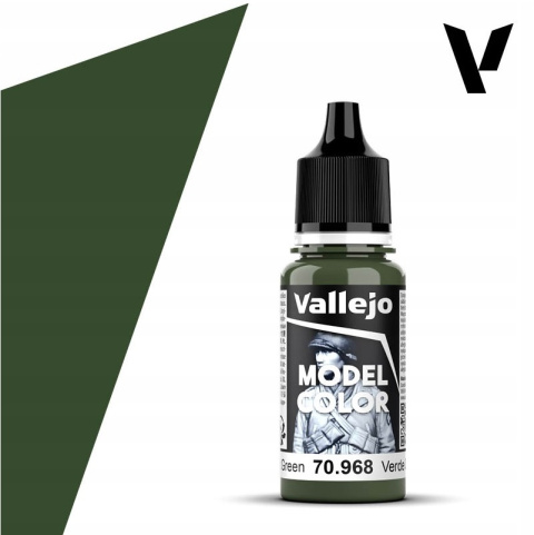 VALLEJO MODEL COLOR 088 Farba modelarska akr. 70968 FLAT GREEN zielona 18ml VALLEJO MODEL COLOR 088 Farba modelarska akr. 70968 FLAT GREEN zielona 18ml