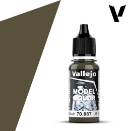 VALLEJO MODEL COLOR 122 Farba modelarska aktylowa 70887 OLIVE DRAB 18 ml
