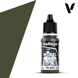 VALLEJO MODEL COLOR 105 Farba modelarska akrylowa 70893 US DARK GREEN 18 ml